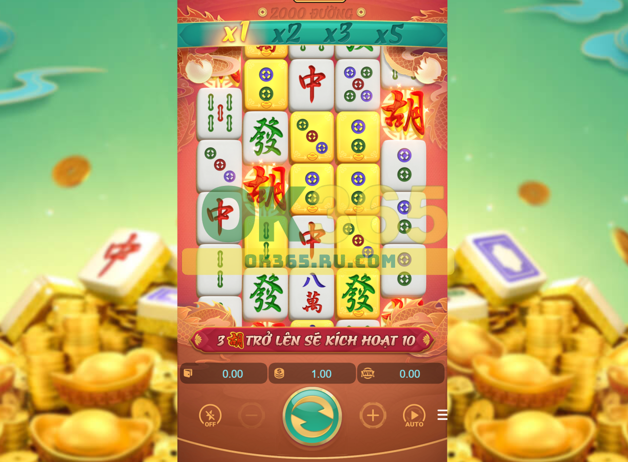 Đường Mạt Chược OK365 – Săn jackpot cực khủng từ siêu phẩm nổ hũ đình đám 2025 3 Tính năng đặc biệt giúp người chơi rinh thưởng dễ dàng